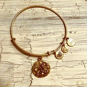 NWOT Alex and Ani Willow Tree Bangle Bracelet